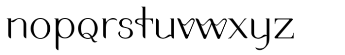 Parish Regular Font LOWERCASE