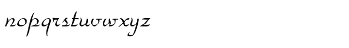 Park Avenue Script Std Regular Font LOWERCASE