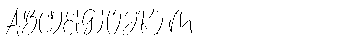 Park Dutta Font UPPERCASE