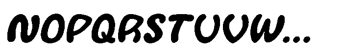 Park Trail JNL Park Trail Oblique JNL Regular Font LOWERCASE