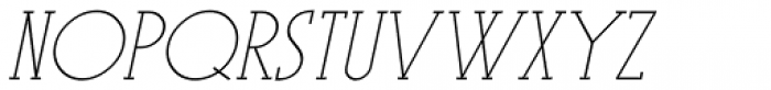 Park West JNL Oblique Font UPPERCASE