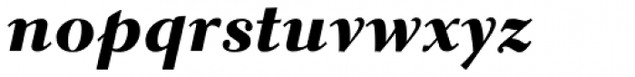 Parkinson Electra Pro Heavy Italic Font LOWERCASE