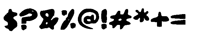 Parkwood Font OTHER CHARS