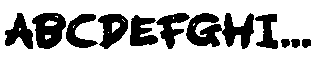 Parkwood Font UPPERCASE