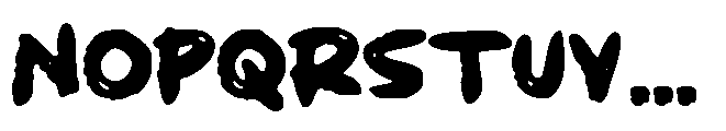 Parkwood Font UPPERCASE