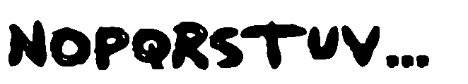 Parkwood Font LOWERCASE