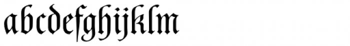 Parler Fraktur Regular Font LOWERCASE