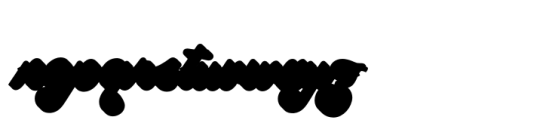 Parley Tatto Script Extrude Font LOWERCASE