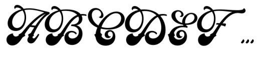 Parley Tatto Script Regular Font UPPERCASE