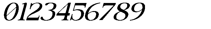 Parnelle Italic Font OTHER CHARS