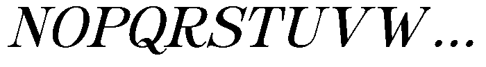 Parnelle Italic Font UPPERCASE