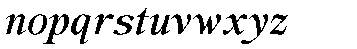 Parnelle Italic Font LOWERCASE