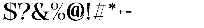 Parnelle Regular Font OTHER CHARS