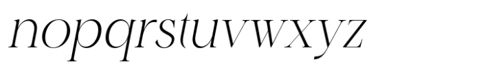 Parode Italic Font LOWERCASE