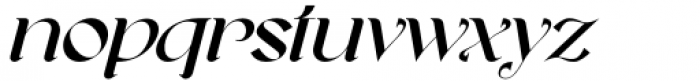 Parodisme Italic Font LOWERCASE