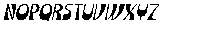 Parome Italic Font UPPERCASE
