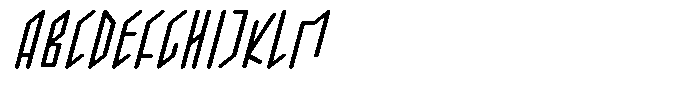 Parrallelogramica Bold Italic Font UPPERCASE