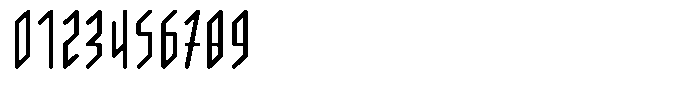 Parrallelogramica Bold Font OTHER CHARS