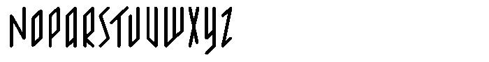 Parrallelogramica Bold Font UPPERCASE