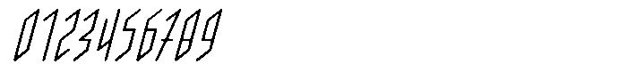 Parrallelogramica Italic Font OTHER CHARS