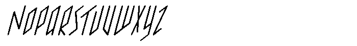 Parrallelogramica Italic Font UPPERCASE