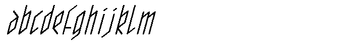 Parrallelogramica Italic FONT