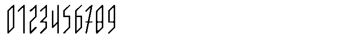 Parrallelogramica Regular Font OTHER CHARS