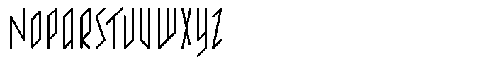 Parrallelogramica Regular Font UPPERCASE