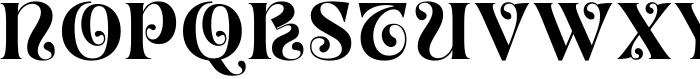 Parsimonia Font LOWERCASE