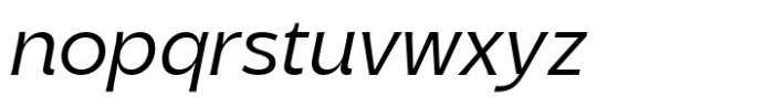 Parson Italic Font LOWERCASE