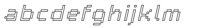 Partita 1990 Outline Italic FONT