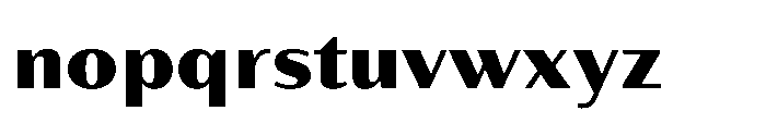 Partner Sans Black Font LOWERCASE