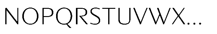 Partner Sans Light Font UPPERCASE
