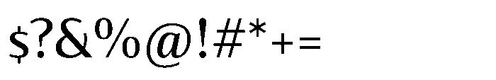 Partner Sans Medium Font OTHER CHARS
