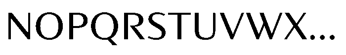 Partner Sans Medium Font UPPERCASE
