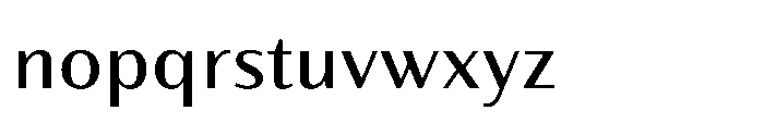 Partner Sans Medium Font LOWERCASE