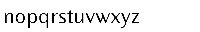 Partner Sans Regular Font LOWERCASE