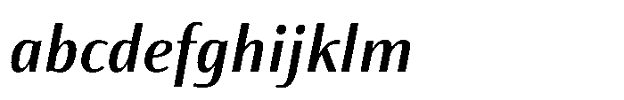 Partner Sans Semi Bold Italic FONT