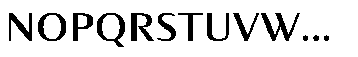 Partner Sans Semi Bold Font UPPERCASE