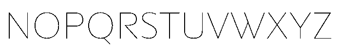 Partner Sans Thin Font UPPERCASE