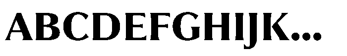 Partner Serif Extra Bold Font UPPERCASE