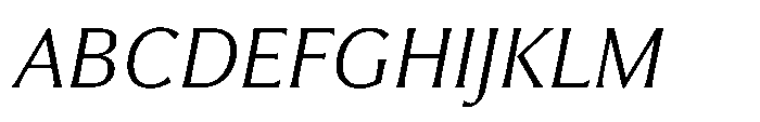 Partner Serif Italic Font