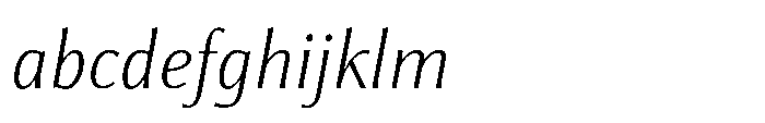 Partner Serif Light Italic FONT
