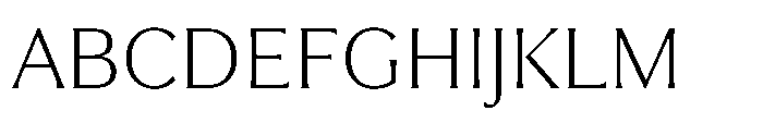 Partner Serif Light Font UPPERCASE