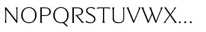 Partner Serif Light Font UPPERCASE