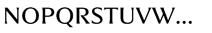 Partner Serif Medium Font UPPERCASE