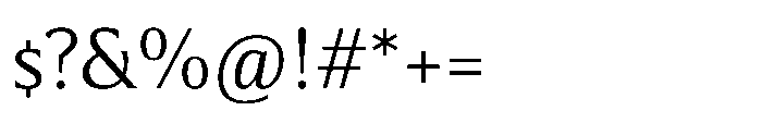 Partner Serif Regular Font OTHER CHARS