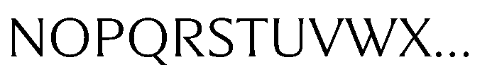 Partner Serif Regular Font UPPERCASE