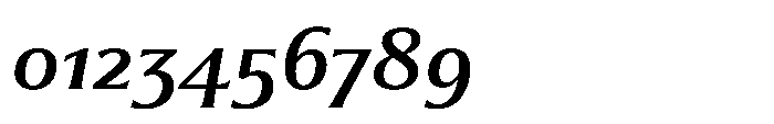 Partner Serif Semi Bold Italic Font OTHER CHARS