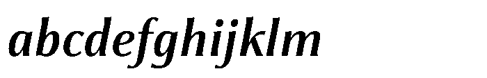 Partner Serif Semi Bold Italic FONT